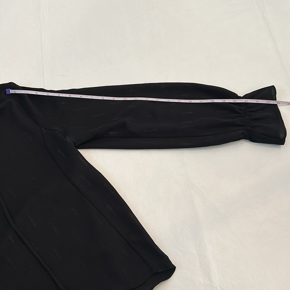 Everly Black Women's Blouse - Picture 6 of 7